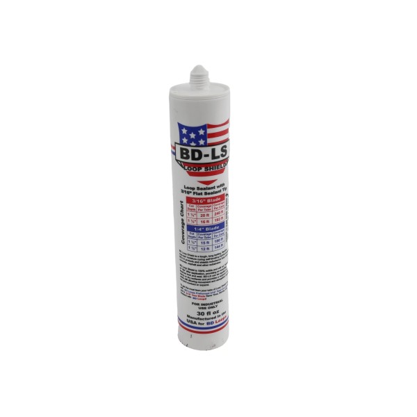 BD Loop Shield 30oz Caulk Sealant Tube For Vehicle Loop Detectors (Black) - BD-LS-BLACK